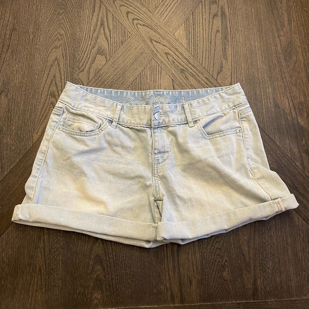 Tommy Hilfiger Light Blue Jean Shorts Size 4